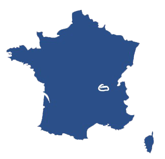 Carte de France TAF69 situation géographique
